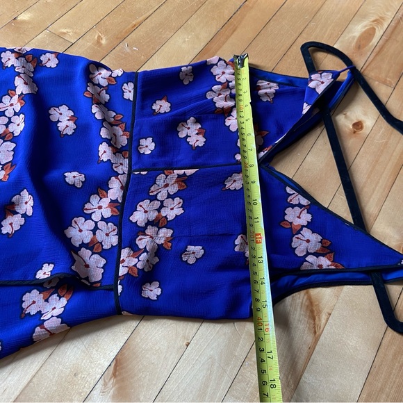 Scotch & Soda Floral Cottagecore Blue Midi Dress - Picture 10 of 12